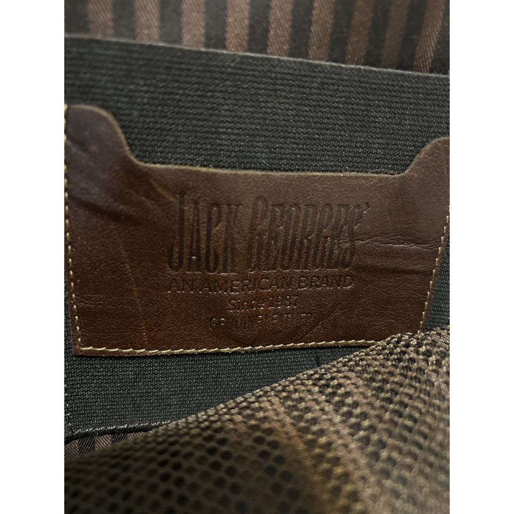 Jack Georges Voyager Brown Leather Convertible Messenger Bag to Backpack. Pre-ow - Picture 7 of 15